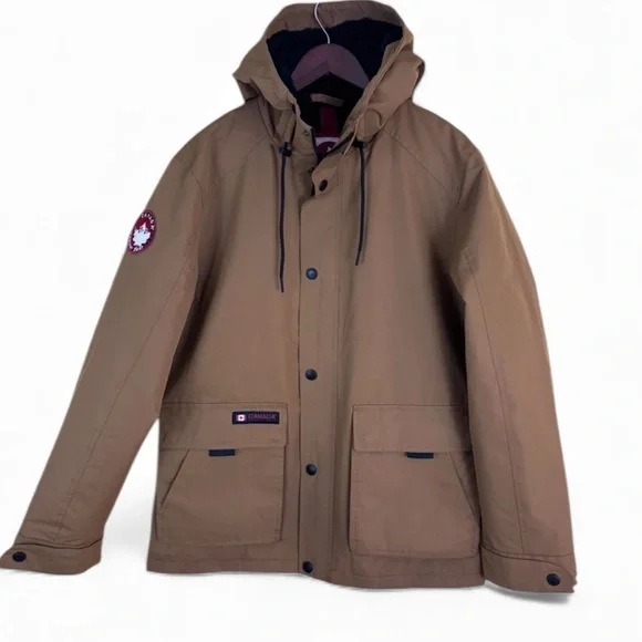 Canada Weather Men's Oak Heavyweight Ski/Snowboard Fleece Line Winter Jacket (M)